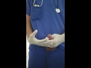 Preview 1 of How delicious to play with the doctor's cock