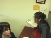 Preview 3 of The amazing Mika Tan and her Asian friend shared a guys schlong with their mouths.