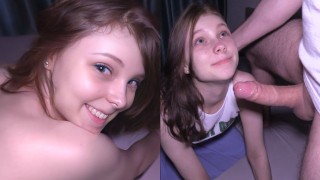 An Enormous Cock Stretches The 18-Year-Old Cutie's Hole She Is Too Cute To Fuck