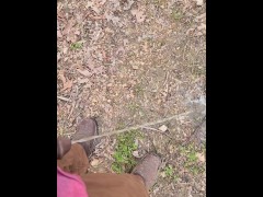 Pissing outside compilation 🚿 - Screenshot 15 of 16 - Black Dick