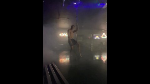 Steamy Pole Dance