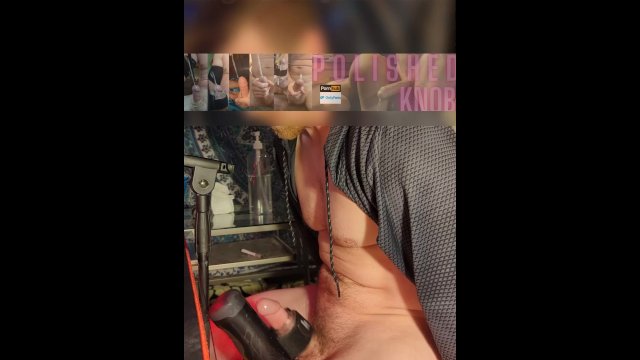 COCK MILKED BY STRANGER HANDS TIED