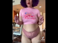 CURVY THICC BBW VANILLA FAITH ARDALAN SEXY LEWD EGIRL TIKTOKS