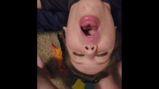 Fucking this Milfs Throat and her tight Body