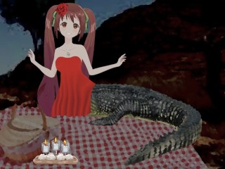 [SOMENTE ÁUDIO] Garota Australiana Crocodilo Não Fatal Vore ASMR Encenação (PARTE 7)