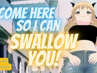 [VORE AUDIO ROLEPLAY] Giantess Gentle Holstaur Swallows You! non Fatal Vore ASMR Roleplay