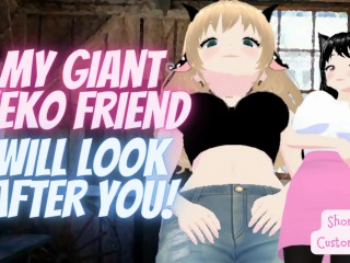 [VORE AUDIO ROLEPLAY] Giantess Neko Plays with and Swallows You! (PART 3)