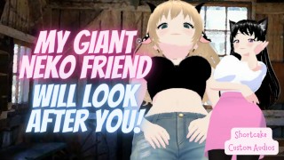 [VORE AUDIO ROLEPLAY] Giantess Neko Plays With and Swallows You!  (PART 3)
