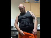 Preview 1 of British builder Danny Wyatt shows off his big cock