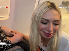 Кастинг актрисы в самолете! Неожиданный тройничёк во время полета в отпуск))) - Screenshot 2 of 16 - Alekssam13