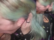 Preview 2 of Amamteur MILF in homemade sextape. Blowjob + Creampie Fuck Part 1 of 2