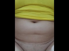 Pissing during menstruation with a panty liner for period