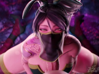 Bunny Akali Blow Job🐰🥕