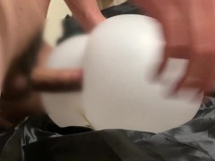 大量に中出しして精子が逆流してきちゃった。射精したのにまた挿れちゃうの！？ - Screenshot 10 of 16 - Fucking Pocket Pussy