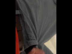 Pissi g in the biker's cafe