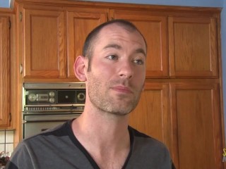 Lonely housewife gets surprised with threesome sex with two guys