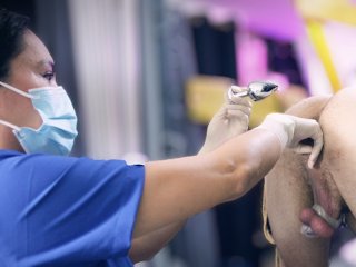 Screen Capture of Video Titled: Medical Anal Training Compilation by DominaFire