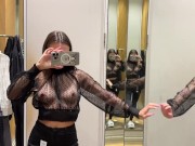 Preview 5 of See-through Try On Haul: Transparent/See-through Lingerie | Very revealing Try On Haul at the Mall