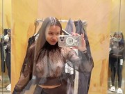 Preview 6 of See-through Try On Haul: Transparent/See-through Lingerie | Very revealing Try On Haul at the Mall