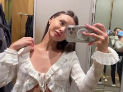 See-through Try On Haul: Transparent/See-through Lingerie | Very revealing Try On Haul at the Mall