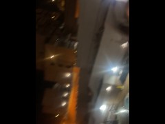 Bartender fucked me on my balcony