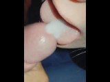 Wife cheats on husband with brother in law and let's him feed her his cum