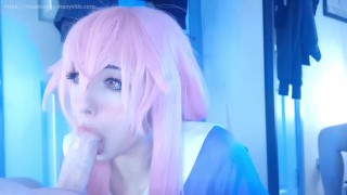 【Lycoris Recoil】💞 Takina inoue Anime cosplayer get Fucked creampie💦handjob and anal playing part.5