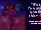 You're Stuck Being Used By A Succubus 😈 | Pussy + Anal Riding, Kissing, BJ, Wet Sounds Audio RP