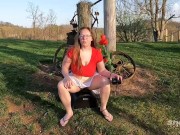 Preview 3 of Outdoor Sybian Ride!!! (FULL VIDEO ON OF!!)