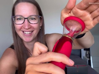 Ultimate pleasure for her vibrating tongue pump SFW review Video
