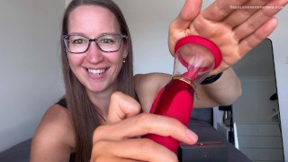 Ultiem plezier voor haar vibrerende tongpomp SFW review