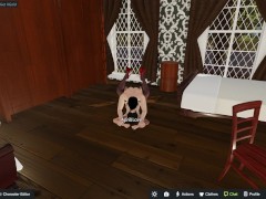 just in 3DXchat world having some fun with a teacher