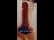 Preview 4 of TsRachelNyx using a cock pump then masturbates until she busts