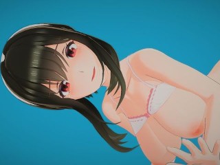 Yor Forger - Pussy licking and sensual masturbation - 3D Hentai Video