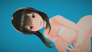 Yor Forger - Lamiendo coño y masturbación sensual - 3D Hentai