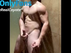 8 INCH COCK SEXY SHOWER MUSCLE STUD! HOT & SEXY