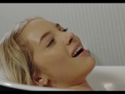 Preview 3 of Sex Addict Blonde Influencer Bella Spark Fucks Her Pet Alien Monster
