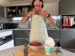 ITALIAN GUY HAS IT IN THE KITCHEN