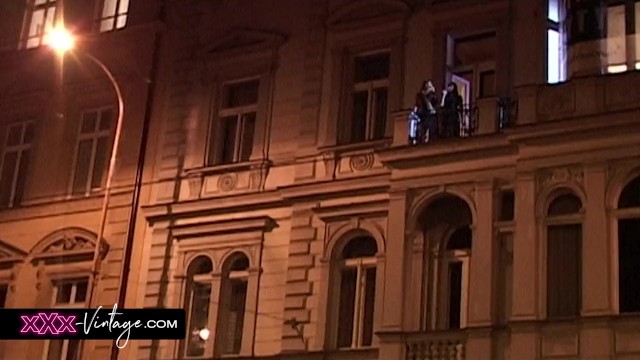 Vintage Anal Threesome in Roma