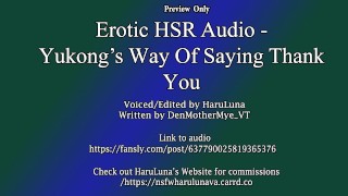 Honkai Star rail audio - La forma de yukong de decir gracias