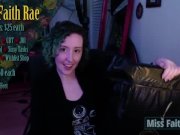 Preview 3 of Sub Funded Shiny Thigh High Boot Unpackaging - Miss Faith Rae's Femdom Live Stream - Preview