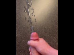 Cum Blaster - Cumshot POV - Big White Cock Cumshot
