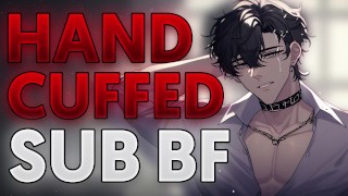 Riding Your Handcuffed Submissive Boyfriend Till He Fills You Up | [NSFW Audio] [Head] [BF ASMR]