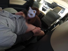 車の中で旦那を見せられながら連続絶頂中出し騎乗位 - Screenshot 13 of 16 - Car Sex