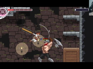 H-Game pixel game Princess reconquista ver.0.3 Demo (Game Play) part 1