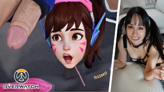 This is the guy she tells you not to worry about. DVA Personal Trainer - Overwatch HENTAI
