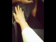 Preview 5 of Girl giving me fast Handjob in Car (long red hair)