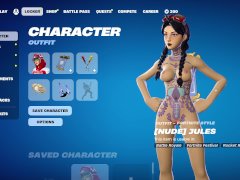Fortnite Nude Game Play - Jules Nude Mod [18+] Adult Porn Gamming