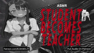 Lo studente seduce l'insegnante | Gioco di ruolo ASMR [Audio erotico] [4A]