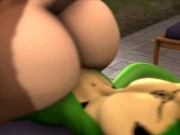 Preview 3 of Thick Furry Girl Rides Cock Yiff 3D Hentai